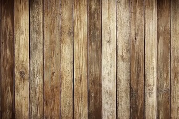 Naklejka premium Aged Wooden Vertical Planks Background