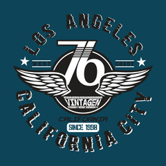 Typography vector design showcasing the city of Los Angeles with bold, modern lettering and California-inspired slogan words in a vibrant and stylish urban layout.
