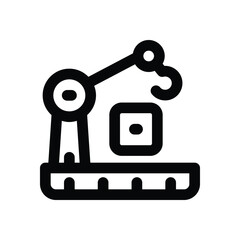 lifter line icon. Clean and minimalist vector icon for websites, mobile apps, presentations, and logos. Fully scalable and customizable for any project.
