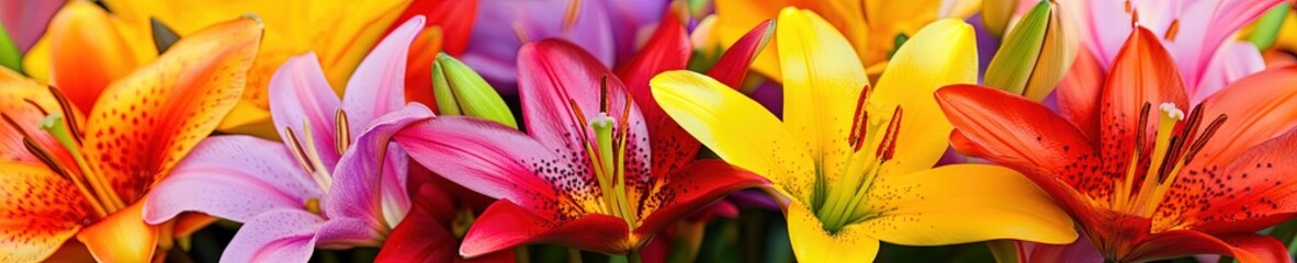 photo of colorful lilies © Brian