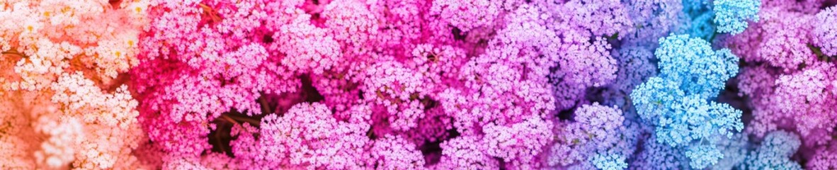Obraz premium photo of colorful queen anne's lace flowers 