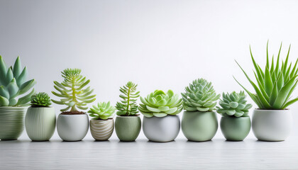 Obraz premium Succulent Plants Generated image