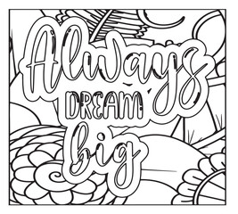 Motivational Quotes Coloring Pages For KDP