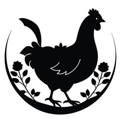 Chicken Silhouette Hen Adobe Illustrator Artwork