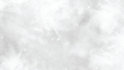 White Cloudy Sky Background with Sparkle Texture, Abstract Atmosphere