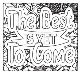Motivational Quotes Coloring Pages For KDP