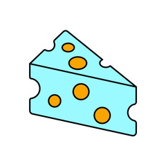 cheese icons  symbol vector elements for infographic web