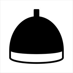 Sun hat line icon. linear style sign for mobile concept and web design. Panama hat outline vector icon. Symbol, logo illustration. Vector graphics