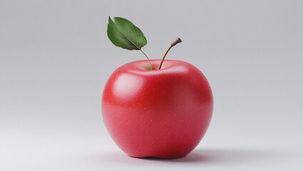 Gala apple isolated on white background. Clipping path.Red apple isolated on white background, clipping path, full depth of field