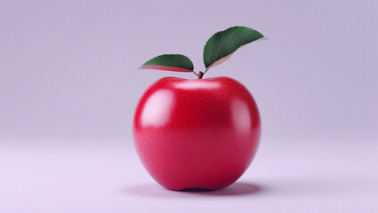 Gala apple isolated on white background. Clipping path.Red apple isolated on white background, clipping path, full depth of field