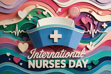 International Nurses Day Honoring Healthcare Heroes with Creative and Symbolic Designs
