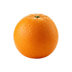 High-Resolution Studio Photo of a Fresh Ripe Orange on White Background