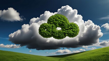 green grass and blue sky