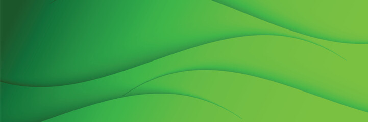 Minimalistic green background. waving element. Vector EPS 10