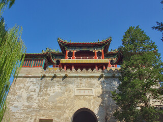 Wenchang Pavilion at the Summer Palace in Beijing