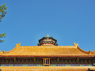 Obraz premium The Pavilion of Buddhist Incense in the Summer Palace in Beijing