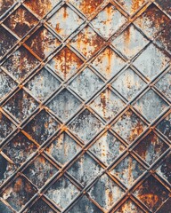 Weathered Metal Lattice