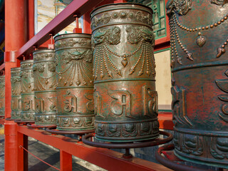 Beijing Prince Gong's Mansion Buddhist Tower Prayer Wheel