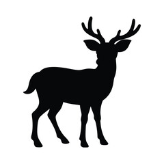 Fototapeta premium deer silhouette vector