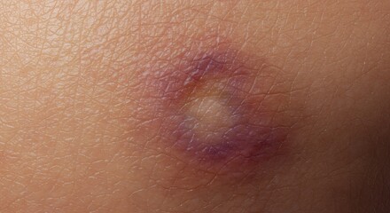 Fototapeta premium Skin with Bruise Close Up