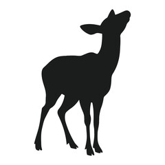 Fototapeta premium deer silhouette vector