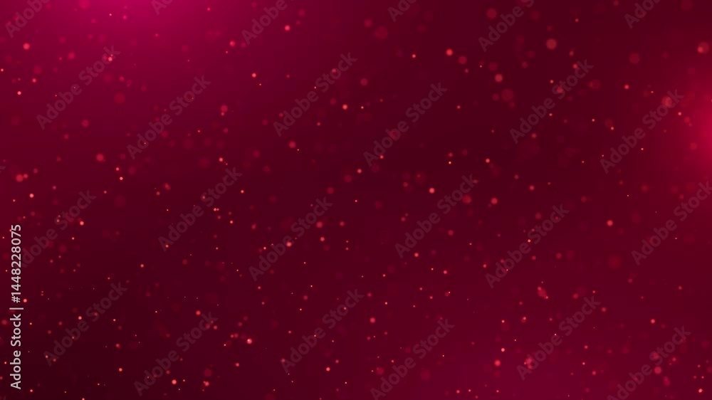 Poster abstract particle animation concept for birthday and holiday celebration. 4k bokeh background with l