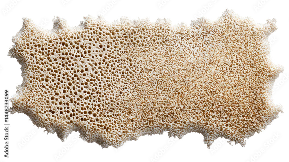 Poster porous sponge texture: a close-up view reveals the captivating textures and unique patterns of a nat