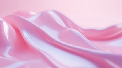 Obraz premium Abstract representation of draped, light pink fabric.