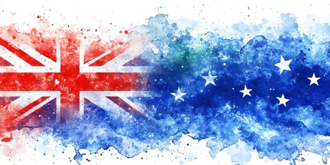 3D Rendered Watercolor of Serengeti National Park, Tanzania