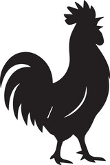 chicken silhouette Vector | Minimalist & Trendy chicken Silhouette Design | Unique & Stylish chicken Artwork for Vector design