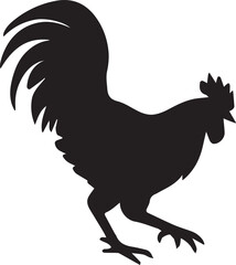 chicken silhouette Vector | Minimalist & Trendy chicken Silhouette Design | Unique & Stylish chicken Artwork for Vector design