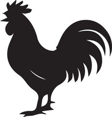 chicken silhouette Vector | Minimalist & Trendy chicken Silhouette Design | Unique & Stylish chicken Artwork for Vector design