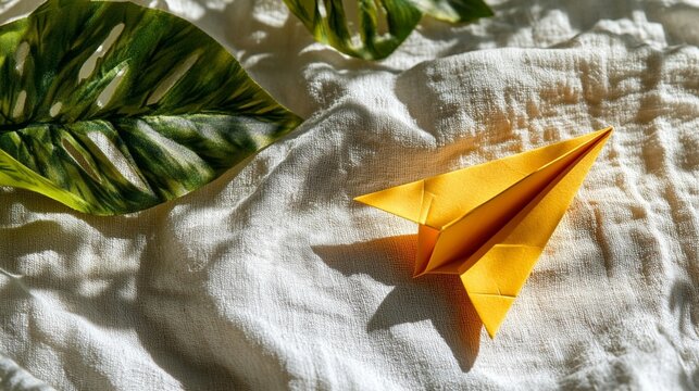 Abstract artistic background painterly texture green gray yellow orange composition