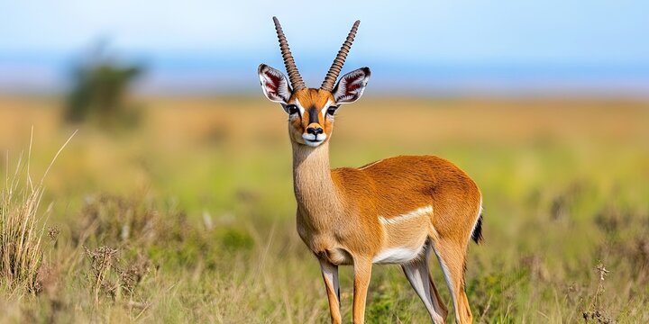 kenya oribi in natural environment