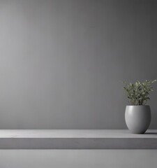 Elegant gray backdrop, soft light, subtle shadows enhance product ,  item,  merchandise,  gear