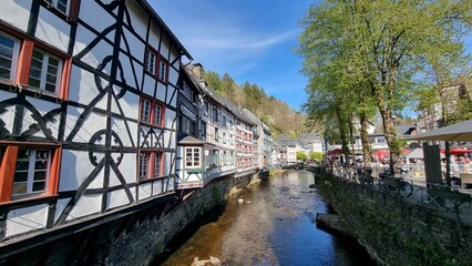 Historic old town of Monschau voted Germany's most beautiful small town