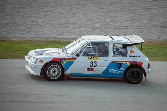 Peugeot 205 T16 - Iconic Rally Group B Car at the 2024 Sprint Racc Rally