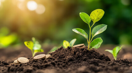 Fototapeta premium The best investment you can make is in sustainable technologies that will help save the planet.