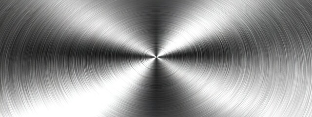 Abstract Metallic Radial Pattern