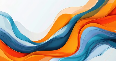 Abstract wavy design featuring vibrant colors for modern backgrounds or graphics.