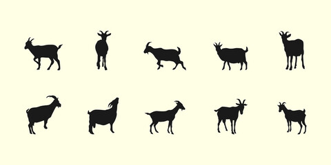 Goat Sacrificial Animal Silhouette