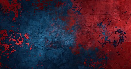 A textured background featuring a blend of blue and red hues with a grunge effect.