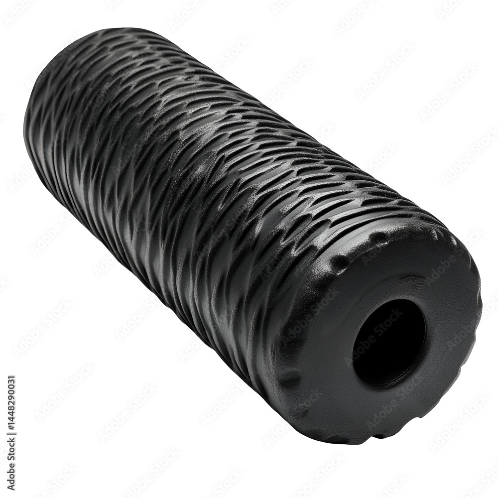 Poster cylindrical object with intricate textured surface