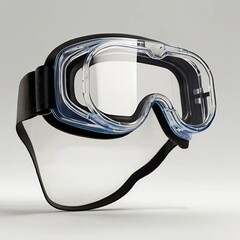 protective GOOGLES isolated on white background