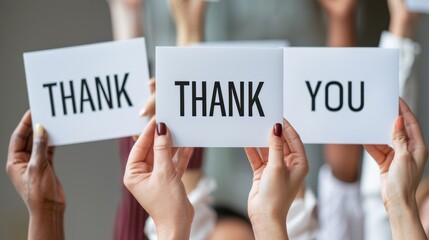 The thank you cards