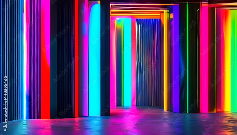 Aufkleber abstract colorful background with a touch of rainbow