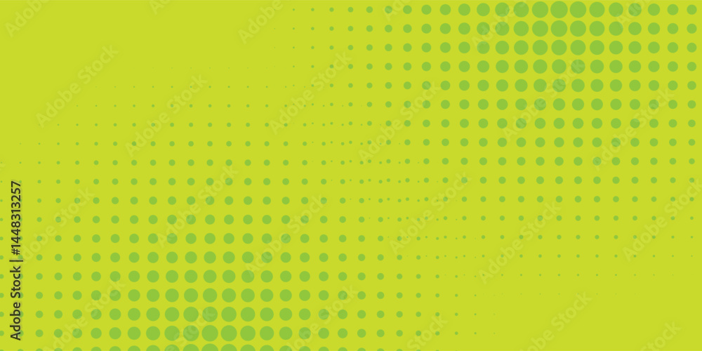 Aufkleber dots halftone yellow green color pattern gradient texture background. vector illustration