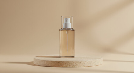 bottle of perfume mockup