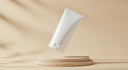 cosmetic cream tube mockup