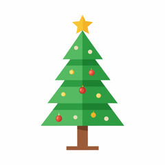 green christmas tree